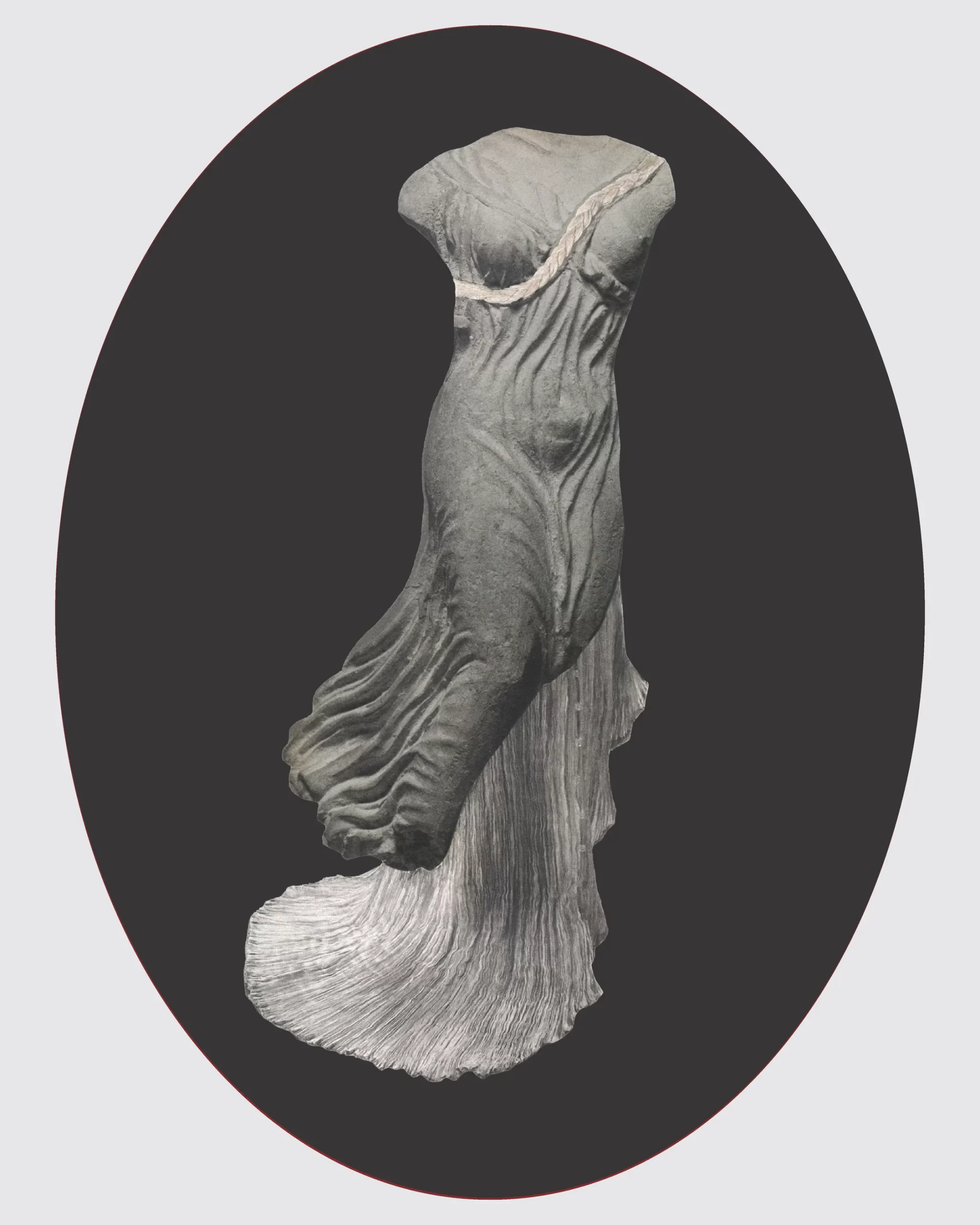 1. CollageofDelphosGownandStatuetteofNike