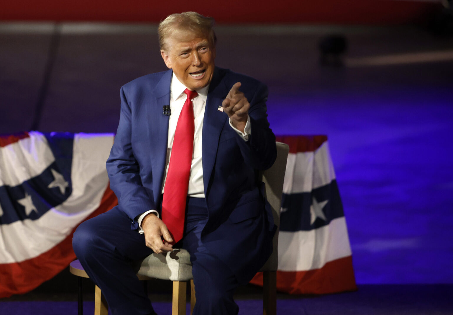 Donald Trump Participates In Fox News Town Hall