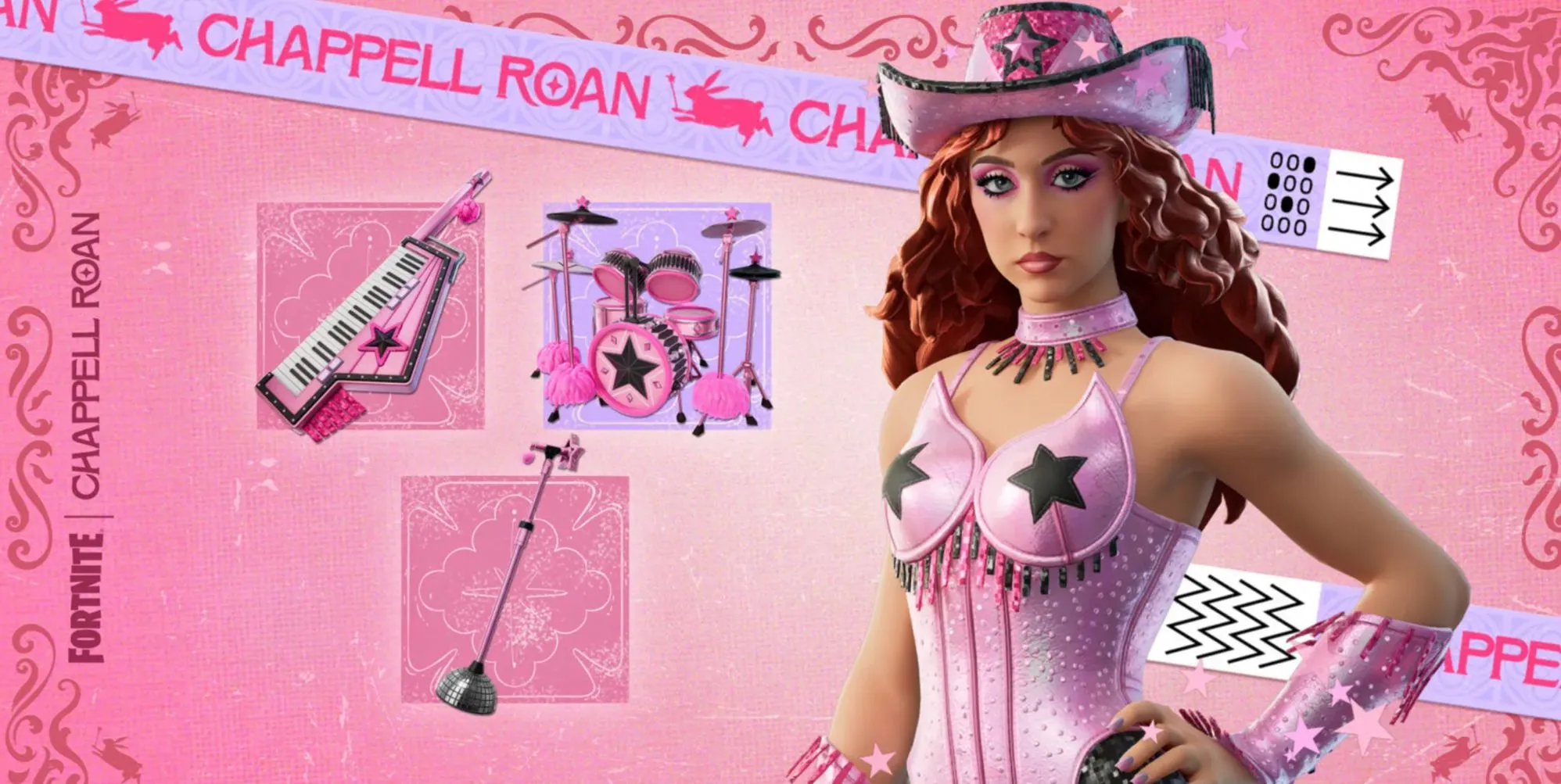 Chappell-Roans-Pink-Pony-Club-inspired-Fortnite-skin.-Epic-Games